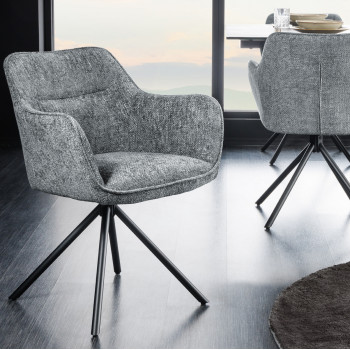 Stolička 44160 Verona látka Šedá