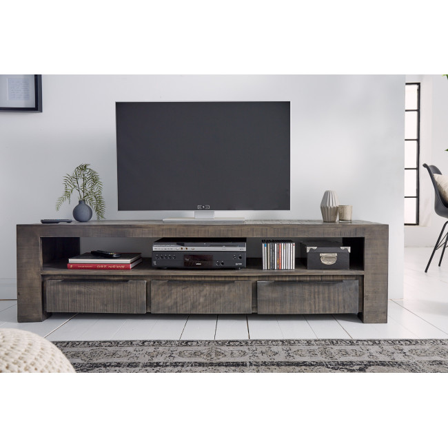 TV-skrinka 39279 170cm Masív drevo Mango Industrial look - PRODUKT JE SKLADOM - 2Ks TV-skrinka 39279 170cm Masív drevo Mango Industrial look - PRODUKT JE SKLADOM - 2Ks