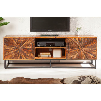 TV-skrinka 40527 145cm Wood Art Drevo Mango Hnedá TV-skrinka 40527 145cm Wood Art Drevo Mango Hnedá