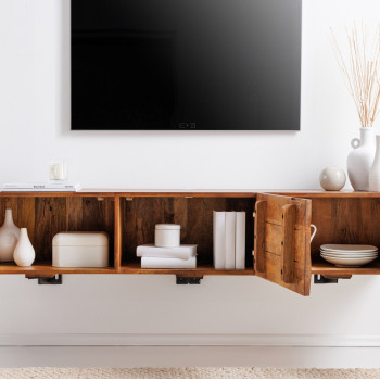 TV-skrinka 43238 Scorpion 160cm Drevo Mango TV-skrinka 43238 Scorpion 160cm Drevo Mango