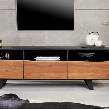 TV-skrinka 43305 Artwork 140cm Drevo Acacia