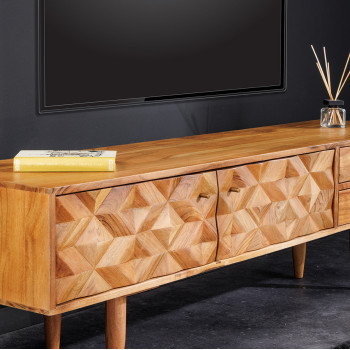 TV-skrinka 43736 Alpine 145cm Drevo Acacia Honey