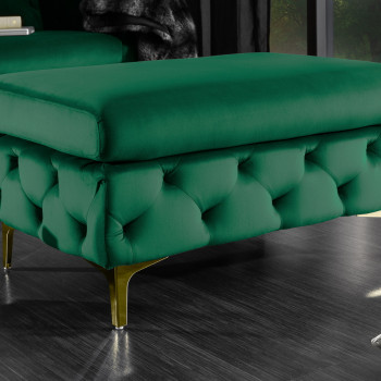 Taburetka 39611 Modern Barock Zamat Smaragdovozelená Taburetka 39611 Modern Barock Zamat Smaragdovozelená
