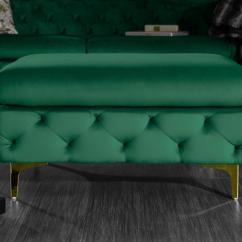 Taburetka 39611 Modern Barock Zamat Smaragdovozelená Taburetka 39611 Modern Barock Zamat Smaragdovozelená