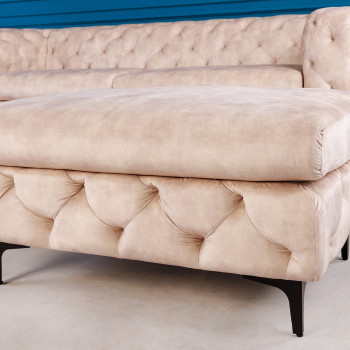 Taburetka 42642 Modern Barock Zamat Champagner Taburetka 42642 Modern Barock Zamat Champagner