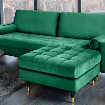 Taburetka 43133 Cozy Zamat Smaragdovozelená Taburetka 43133 Cozy Zamat Smaragdovozelená