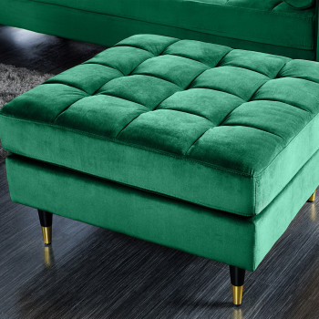 Taburetka 43133 Cozy Zamat Smaragdovozelená Taburetka 43133 Cozy Zamat Smaragdovozelená