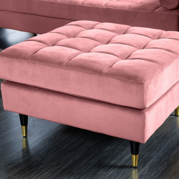 Taburetka 43607 Cozy Zamat starorúžová Taburetka 43607 Cozy Zamat starorúžová