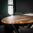 Jedálenský stôl 20-43 240x100cm Drevo Saja natural