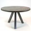 Jedálenský stôl 22-08 Ø140cm Solid mango clay antique
