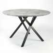Jedálenský stôl 56-81 Ø120cm Concrete look Jedálenský stôl 56-81 Ø120cm Concrete look