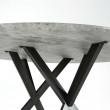 Jedálenský stôl 56-81 Ø120cm Concrete look Jedálenský stôl 56-81 Ø120cm Concrete look