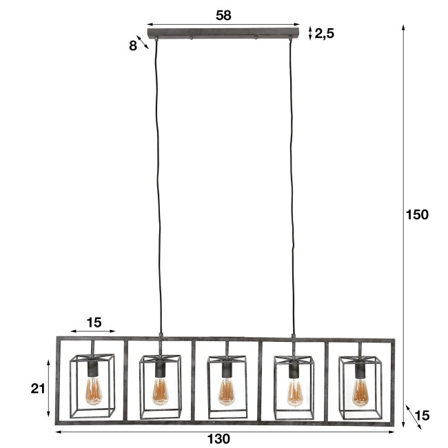 Luster 72-34 5L Cubic Tower