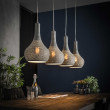 Luster 81-41 4 x Ø28cm industry concrete cone Luster 81-41 4 x Ø28cm industry concrete cone