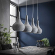 Luster 81-41 4 x Ø28cm industry concrete cone Luster 81-41 4 x Ø28cm industry concrete cone