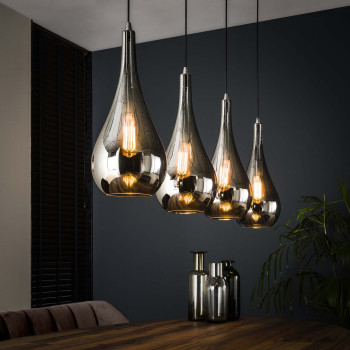 Luster 83-08 4 x Ø20cm Chromed glass Luster 83-08 4 x Ø20cm Chromed glass