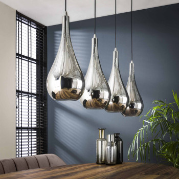 Luster 83-08 4 x Ø20cm Chromed glass Luster 83-08 4 x Ø20cm Chromed glass