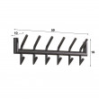 Vešiak 40-35 2x6 Hooks Vešiak 40-35 2x6 Hooks